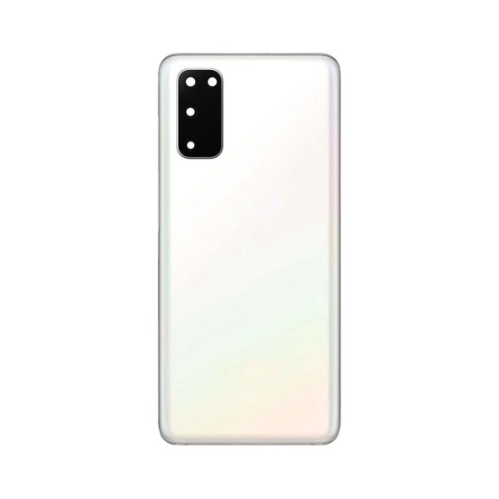 Back Cover+Camera Lens Samsung Galaxy S20/G980 White Back Cover+Camera Lens Samsung Galaxy S20/G980 White